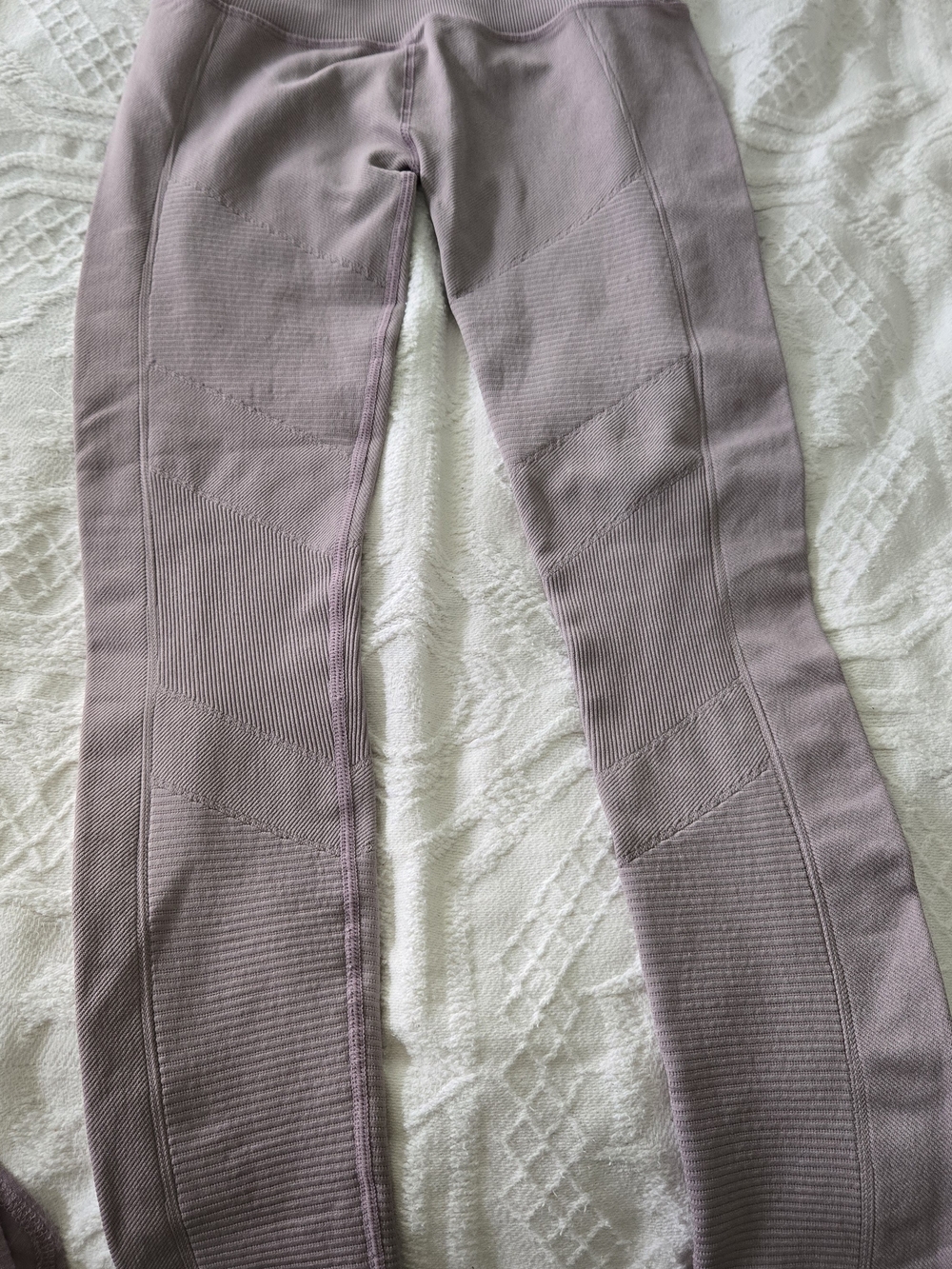 Marika taupe ribbed active Leggings
